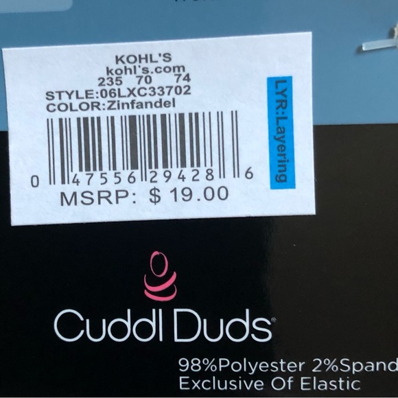 NWT Set of 2 pair of Cuddl Duds Women’s Socks - Picture 5 of 5